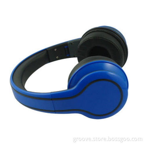 Fashionable Wired Folding Headphone with Rubber Surface and Various Colors